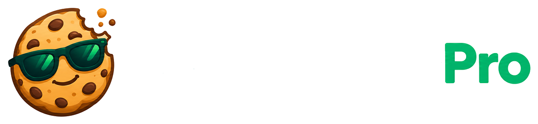 Logo CookieBanerPro - wersja na ciemne tła