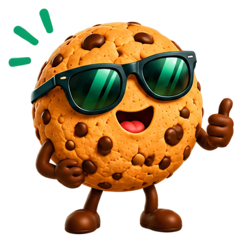 Maskotka CookieBanerPro - kciuk w górę