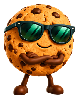 Maskotka CookieBanerPro - ręce skrzyżowane