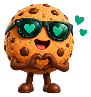 Maskotka CookieBanerPro - serduszko